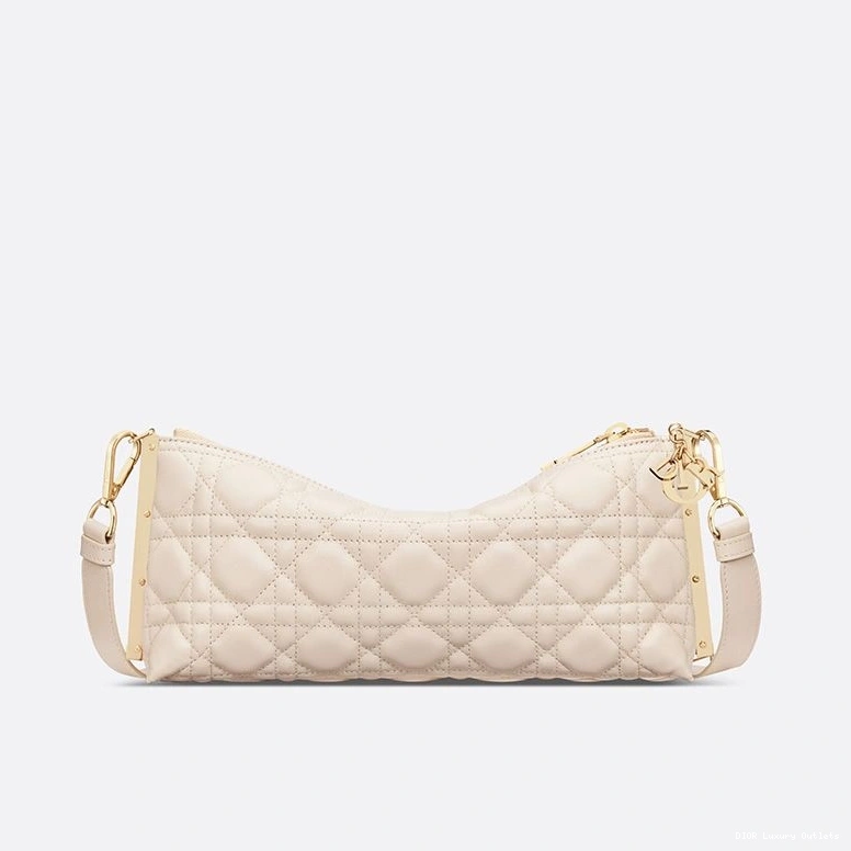 Cheap Bag Dior Beige Lambskin Cannage Club 0730 Luxury
